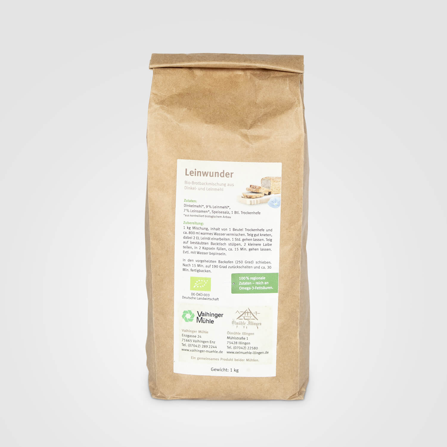 Leinwunder – Bio Backmischung